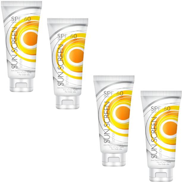 DOOMSDAY SUNSCREEN LOTION SPF - 60 FOR SUN PROTECTION PACK OF - 4