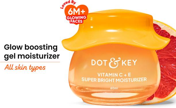 Dot & Key Vitamin C + E Sorbet Super Bright Moisturizer For Face Reduces Skin Dullness