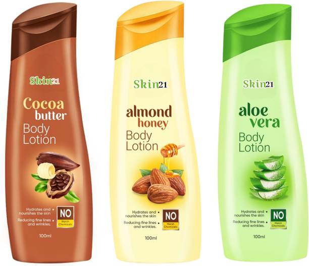 skin21 Deep Moisture Body Lotion With Goodness Of Milk, Honey & Alovera