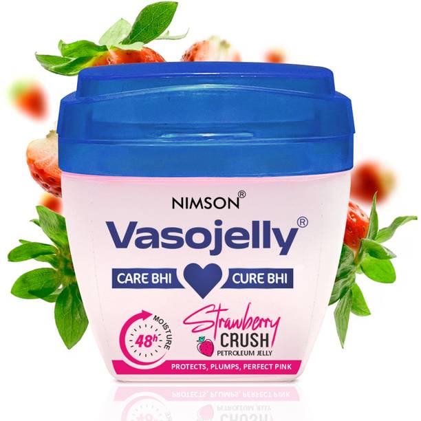 Nimson VasoJelly Strawberry Crush Petroleum Jelly 48-Hour Moisturization & Pink Tint