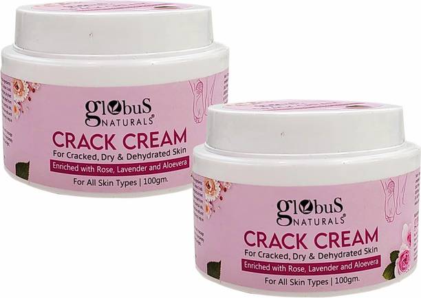 Globus Naturals Crack Cream Rose, Set of 2