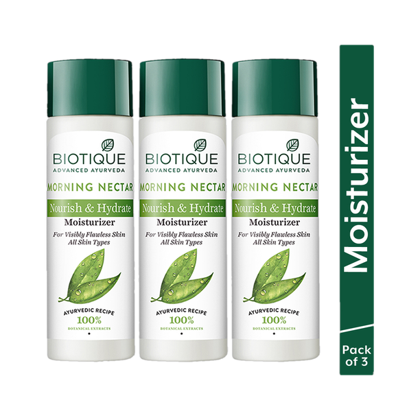 BIOTIQUE Morning Nectar Nourishing Lotion 570ml (190ml x 3)