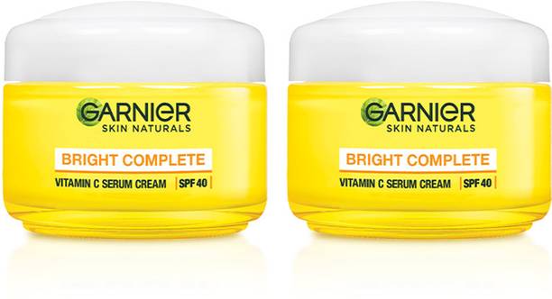 गार्नियर Bright Complete Serum Cream SPF 40 45g (Pack of 2)