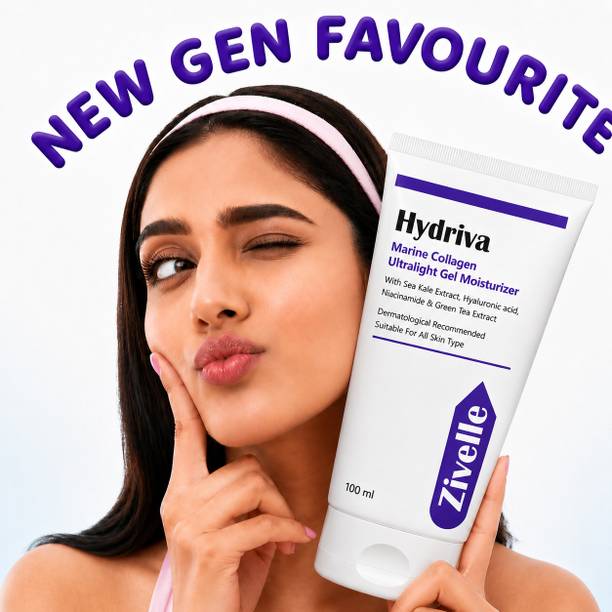 zivelle HYDRIVA Marine Collagen Sea Kale Extract Skin Barrier Repair Gel Moisturizer