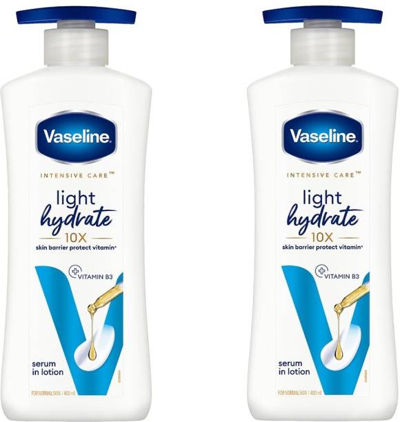 Vaseline Light Hydrate Serum In Lotion (100% orignal) pack of 2