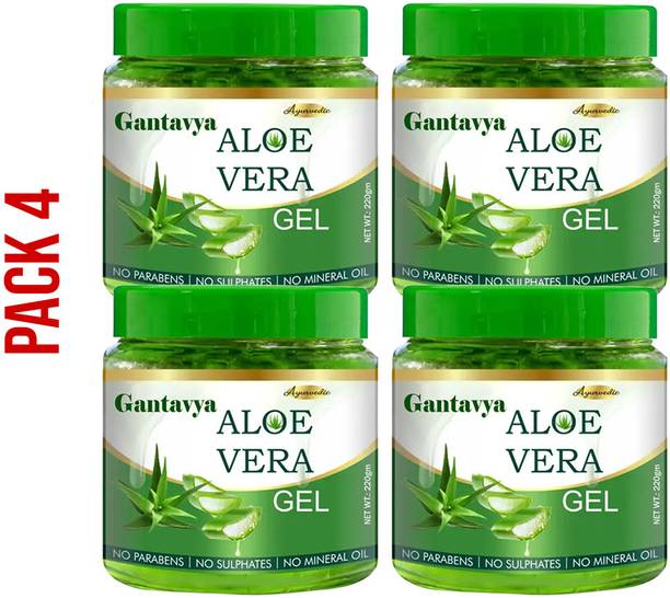 Gantavya Ayurvedic Aloe Vera Gel Deep cleanser Soothes Moisturizing Men & Women