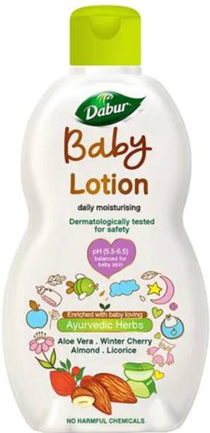 Dabur Baby Lotion - For Baby's Sensitive Skin With No Harmful Chemicals