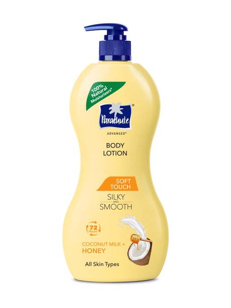 Parachute Advansed Honey Soft Body Lotion, 100% Natural, Dry Skin Moisturizer, Silky Smooth Skin
