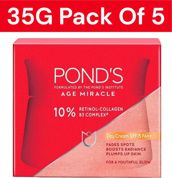 POND's Age Miracle Wrinkle Corrector Day Cream SPF 15 PA++ 35 GPACK OF 5
