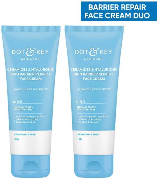 Dot & Key Ceramides Moisturizer Pack of 2,for Intense Moisturizing With Probiotics