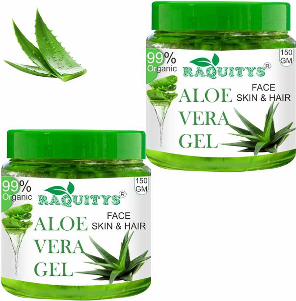 RAQUITYS Aloe Vera Multipurpose Beauty Gel For Skin And Hair (300 gm) 300 g