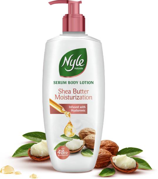 Nyle Serum Body Lotion | Shea Butter + Hyaluronic + Vitamin B5 | 48H Moisturization