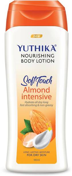 Yuthika Almond Soft Touch Body Lotion For Women & Men | Hydrating, Non-Greasy