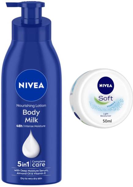 nivea Bodymilk 400ml & Soft cream 50ml All-in-One Analog Moisture Measurer
