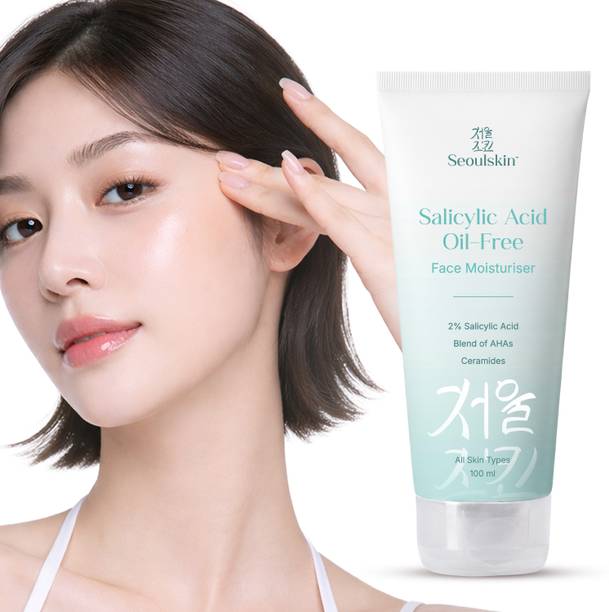 Seoulskin Salicylic Acid Oil-Free Face Moisturiser for Acne & Blackhead Control Pore Care