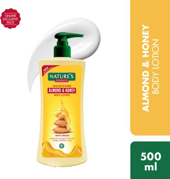 Nature's Essence Almond & Honey Nourishing Body Lotion, 500 ml