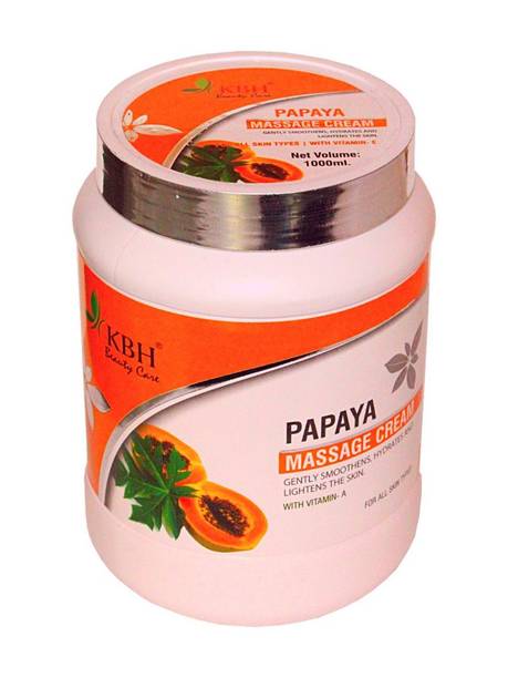 kbh Papaya Massage Cream 1Kg with Vitamin E