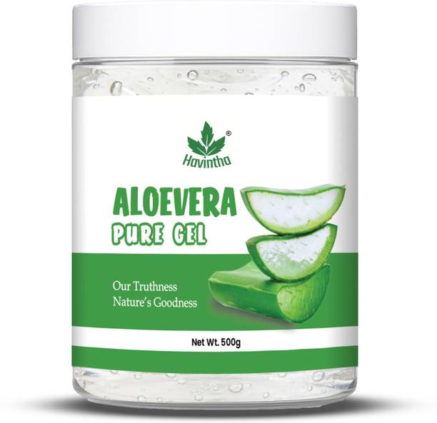 Havintha Natural Aloe Vera Gel for Skin Moisturizing, Hair Conditioning & Sunburn |