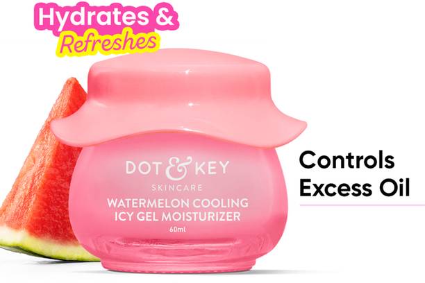Dot & Key Watermelon Cooling Icy Gel Moisturizer,Instantly Cools Skin,With Hyaluronic
