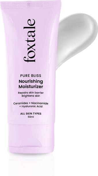 Foxtale Nourishing Moisturiser with Niacinamide & Vit E for 24hrs Hydrated Glowing Skin