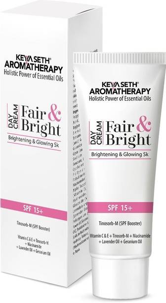 KEYA SETH AROMATHERAPY Fair & Bright Vitamin C & Niacinamide Day Cream SPF-15 for Glowing Skin