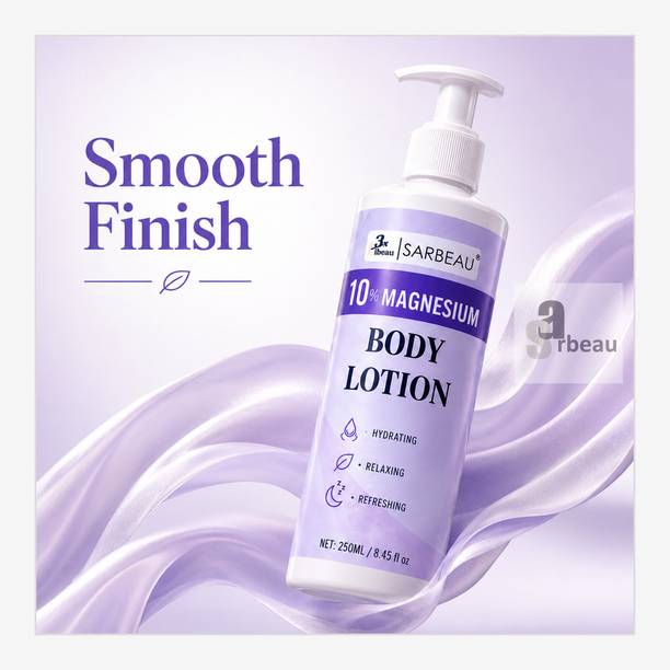 Sarbeau Relaxing Magnesium Lotion for Post Workout Care Smooth Skin Support 10