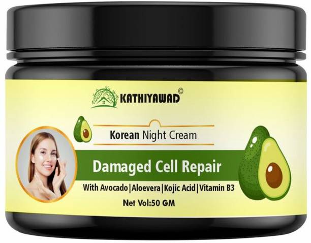 Kathiyawad ''Night Repair Cream – 50gm | Reduces Fine Lines & Wrinkles''