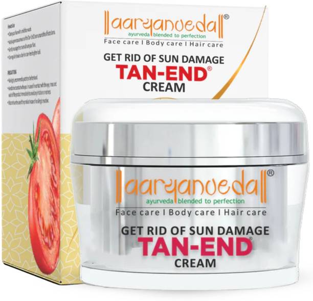Aaryanveda Tanend Face Day Cream Acne Tan Reamoval Fairness Glowing Skin Rid of Sun Damage