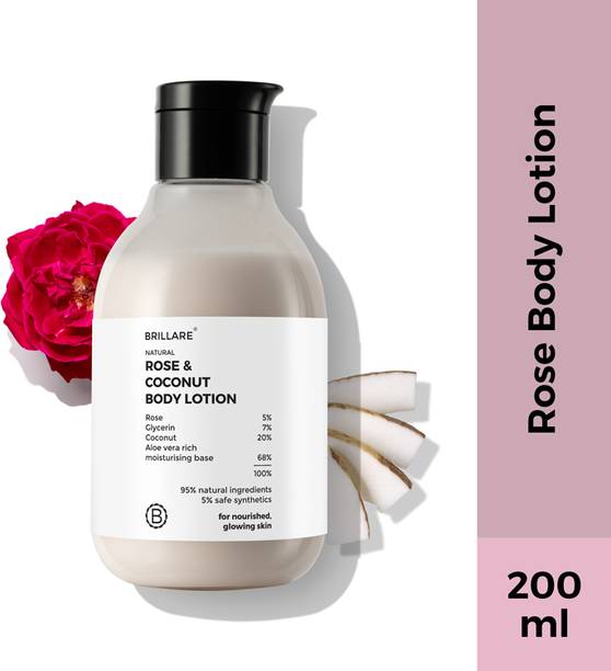 BRILLARE Rose & Coconut Body Lotion - 200ml