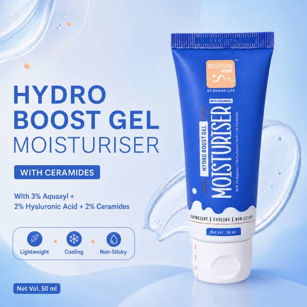 morrow skin Hydro Boost Gel with Ceramides, Hyaluronic Acid & Aloe Vera Face Moisturizer