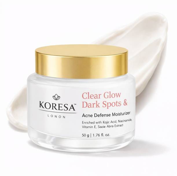 Koresa London Dark Spot, Tan Removal & Acne Control Face Moisturizer, Kojic Acid & Niacinamide