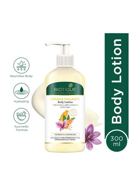 BIOTIQUE Ubtan & Collagen Body Lotion 300ml