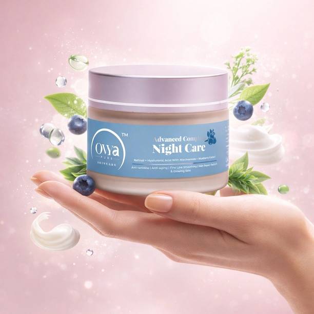 Ovyapure Advanced 3-in-1 Anti-Aging Night Cream | Retinol Face for Glowing Skin Repair|