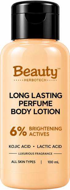 BEAUTY HERBOTECH Long Lasting Perfume Body Lotion with 6% Brightening Actives, 100 ml