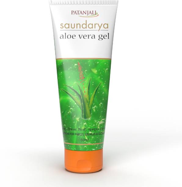 PATANJALI Non Toxic Organic Soothing Aloe Vera Gel Anti Acne for All Skin Types