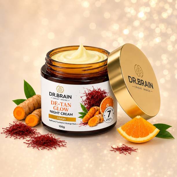 DR.BRAIN Glow Boost Night Cream 50g for Tan Removal & Skin Repair