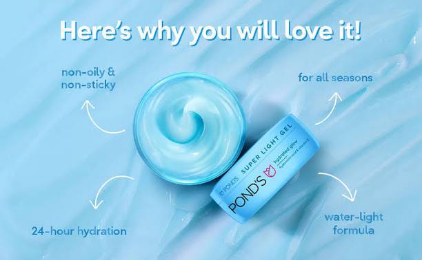 POND's SUPER LIGHT GEL MOISTURISER 50g (pack of 1)