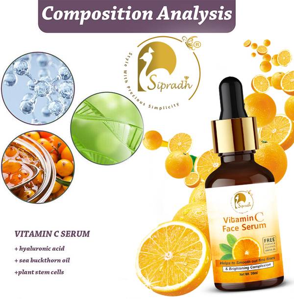 Sipradh Nourishing Vitamin C Serum with Orange Extract Men & Women (30 ml)