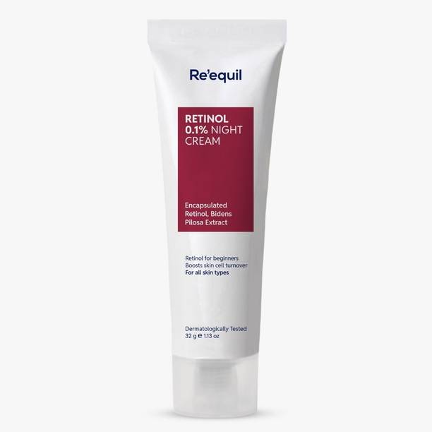 Re'equil 0.1% Retinol Night Cream for Wrinkles & Skin Tightening