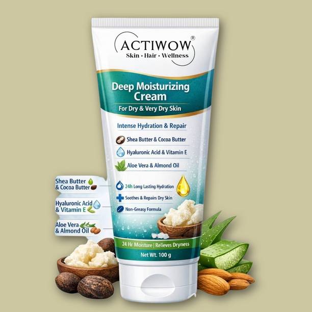 ACTIWOW Deep Moisturizing Cream for Dry & Extremely Dry Skin – Repair & Renew