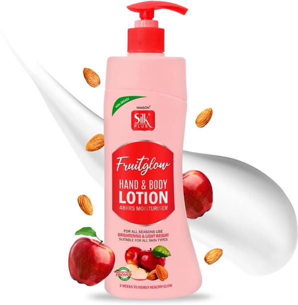 Nimson Silkplus FruitGlow Body Lotion With Apple, Almond & Pear For Dry & Rough Skin