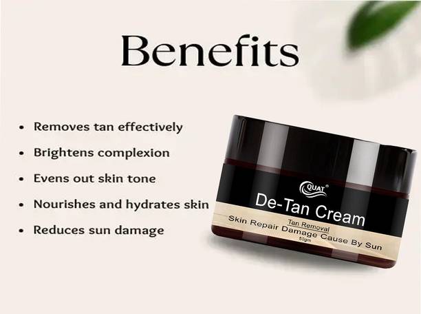 QUAT Premium Brightening De Tan Cream – Sun Damage & Pigmentation Control