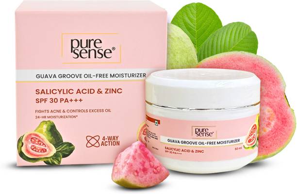 पुरेसेंस Guava Groove Acne Control Moisturizer with SPF 30 PA+++ Salicylic Acid & Zinc
