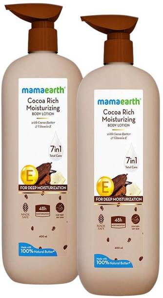 Mamaearth Cocoa Rich Moisturizing Body Lotion with Cocoa Butter & Vitamin E