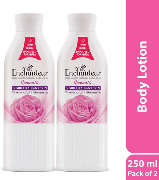 Enchanteur Romantic Perfumed Body Lotion with Aloe Vera and Olive Butter