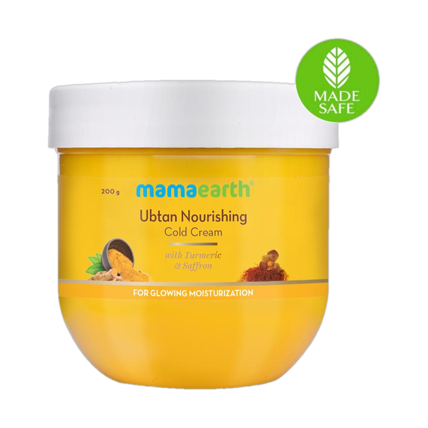 Mamaearth Ubtan Nourishing Cold Cream for Winter with Turmeric & Saffron for Glowing Moisturization