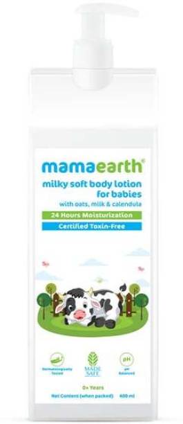 Mamaearth Milky Soft Body Lotion with Oats, Milk & Calendula - 400 ml