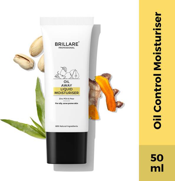 BRILLARE Oil Away Liquid Moisturiser For Oily, Acne Prone Skin