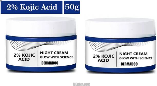 FLIXY 2% Kojic_Acid Night Cream | Skin Brightening | Reduces Dark Spots