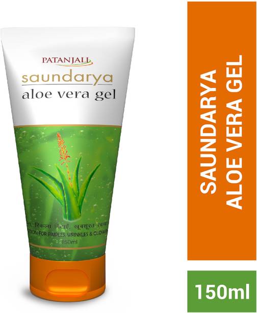 PATANJALI Aloe Vera Gel for Face & Hair, Glowing Skin, Pure Aloe Vera Extract